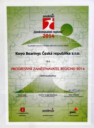 Progresivní zaměstnavatel regionu 2014