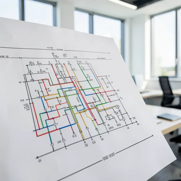 Elektroinstalace symboly a značky ve výkresech - ilustrační foto