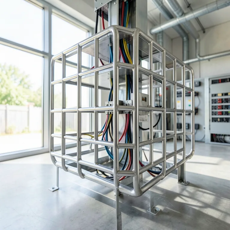 Faradayova klec princip a využití v elektroinstalaci - ilustrační foto