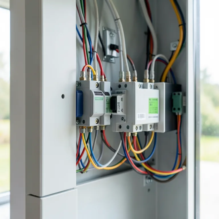 Ekvipotenciální a met svorkovnice v elektroinstalaci - ilustrační foto