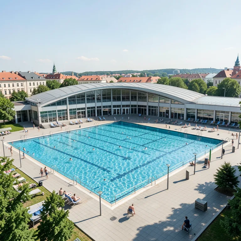 Plavecký bazén podolí a koupaliště informace - ilustrační foto