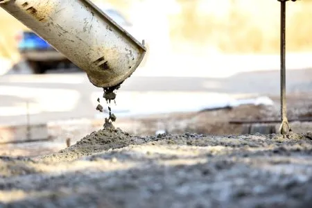 Concrete pouring process